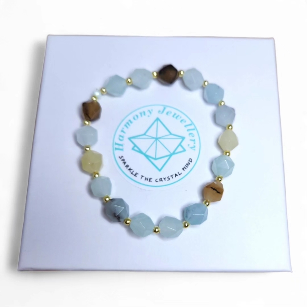 Faceted Amazonite Bracelet
